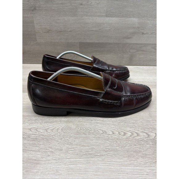 Cole Haan Pinch Penny Loafers Mens 12C Burgundy Upper Leather Formal Slip On